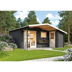 Bjælkehytter ^ BYGNORDIC FENJA HYTTE 21,3 M2