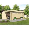 Bjælkehytter ^ BYGNORDIC HALFDAN GARAGE 18,66 M2
