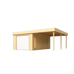 Bjælkehytter ^ BYGNORDIC HOLGER GARAGE 34,59 M2