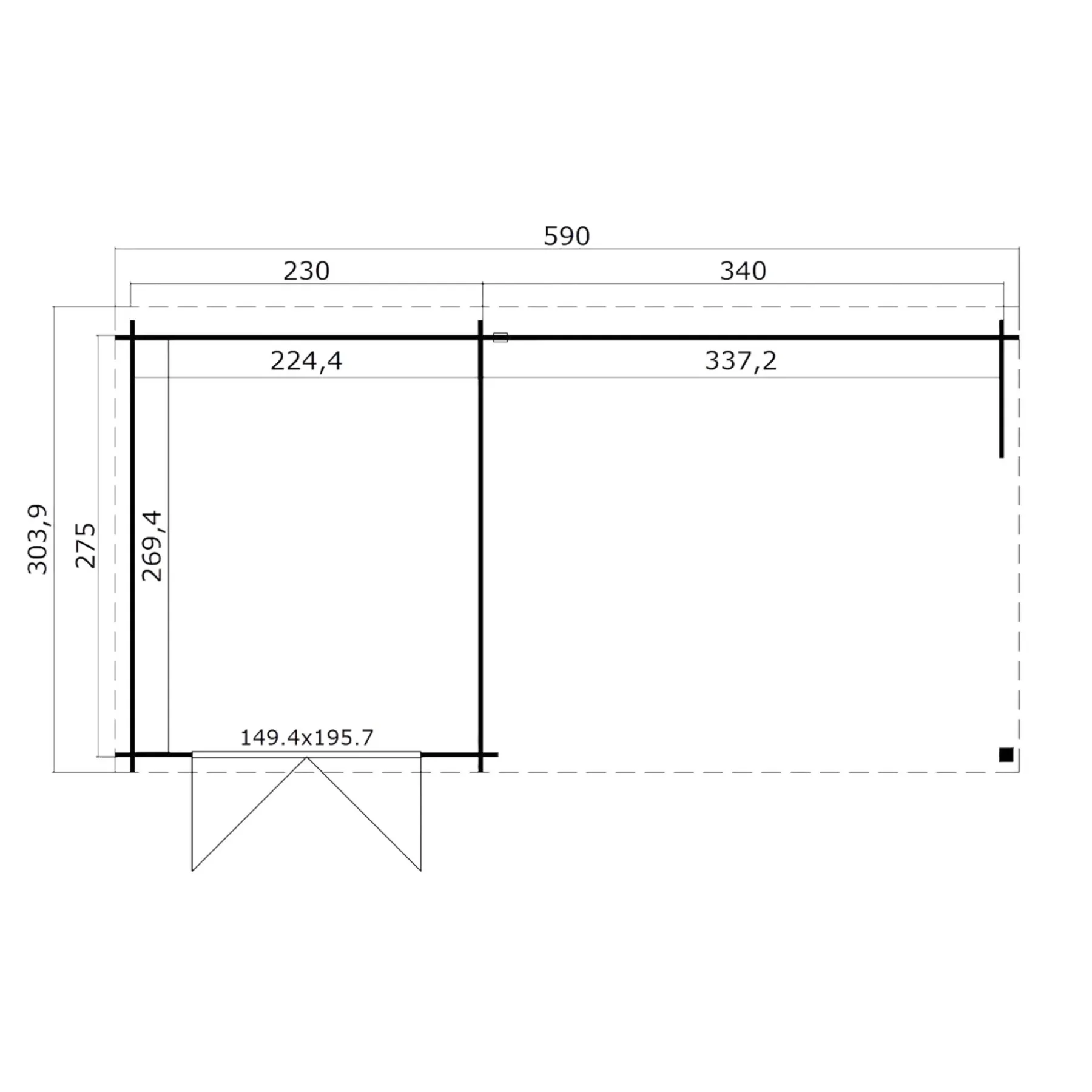 SIFF MULTIHAVEHUS 15,74 M2>BYGNORDIC Online