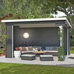 Bjælkehytter ^ BYGNORDIC SVEND HYTTE 10,09 M2