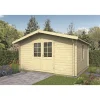 Bjælkehytter ^ BYGNORDIC THORA STANDARD HYTTE 14,4 M2