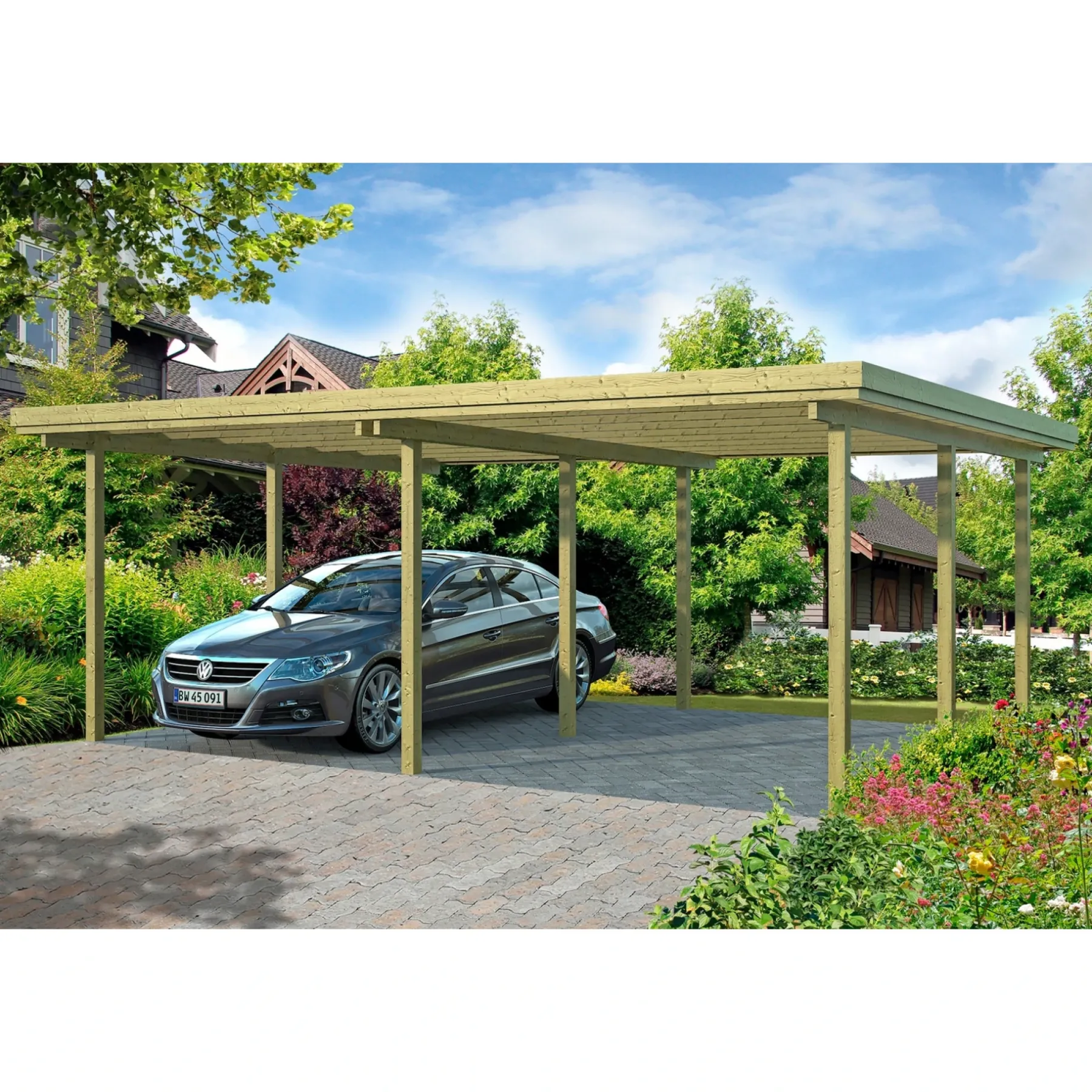 Carporte ^ BYG-SELV LYNGE 2.0 CARPORT 29 M2