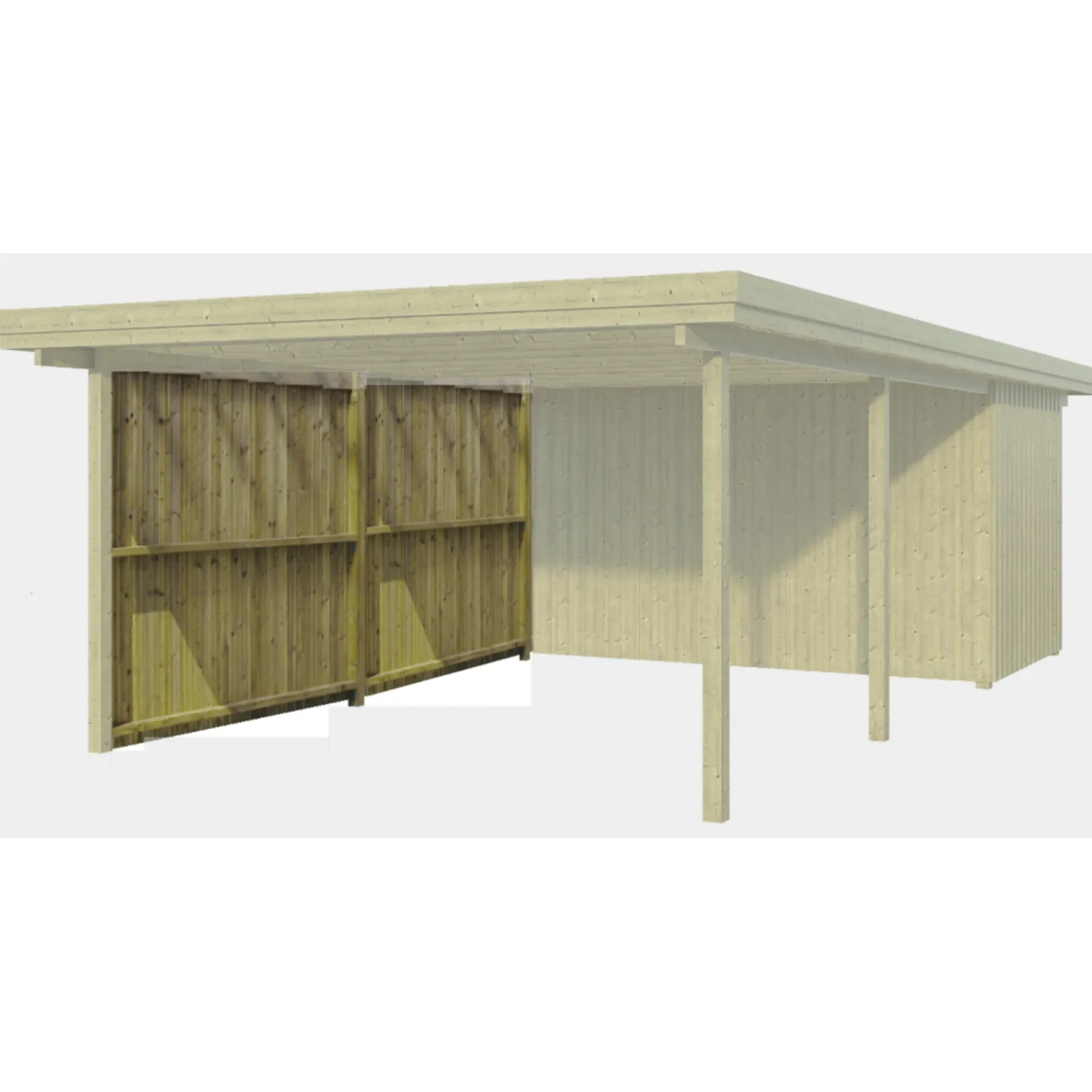 LYNGE 1.6 INKL. BEKLÆDNING CARPORT 33 M2>BYG-SELV Online