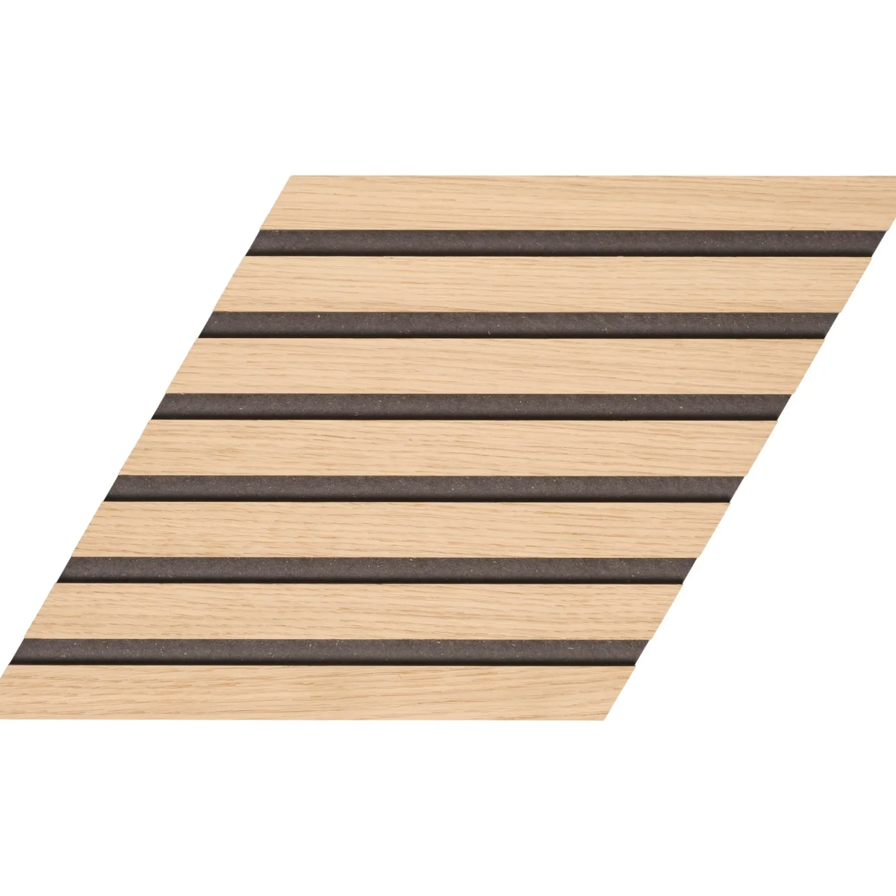 Akustikpanel ^ By Venø BY VENØ RHOMBE DEKORATIONSPANEL UBEHANDLET EG 10 X 267 X 460 MM
