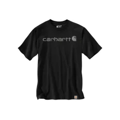 CORE LOGO T-SHIRT L SORT/GRÅ>Carhartt Outlet