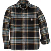 Trøjer & T-Shirts ^ Carhartt FLANNEL LONG-SLEEVE PLAID SHIRT SKJORTE L SORT