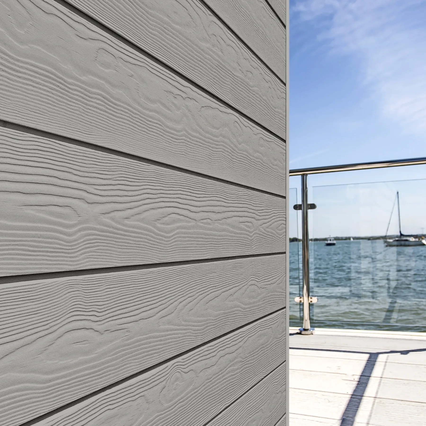 CLICK WOOD PLANK 12 X 186 X 3600 MM GRÅ>Cedral Discount