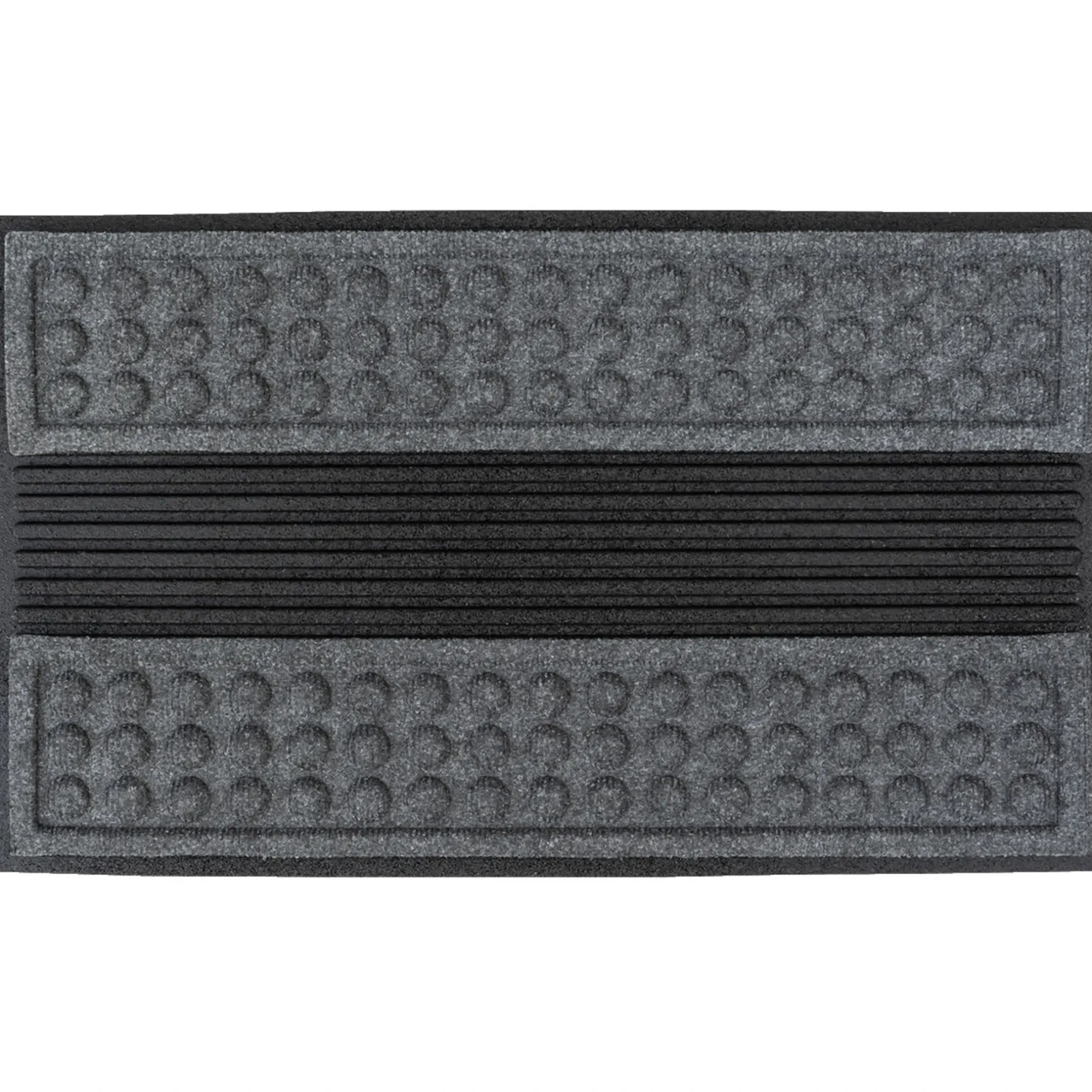 CLEAN ECO RASPADOR SMUDSMÅTTE 45X75 GRÅ / SORT>Clean Carpet Discount