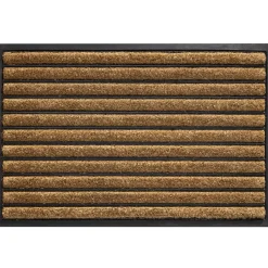 GUMMIMÅTTE DØRMÅTTE 40X60 NATUR/SORT>Clean Carpet New