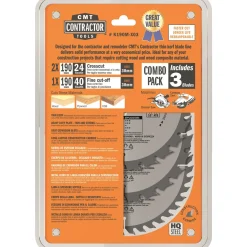 Tilbehør Elværktøj ^ CMT Z24-24-40 W C RUNDSAVKLINGESÆT 190X30 MM