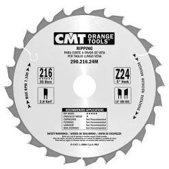 Z24W NEG RUNDSAVKLINGE 216X2,8X30 MM>CMT Best