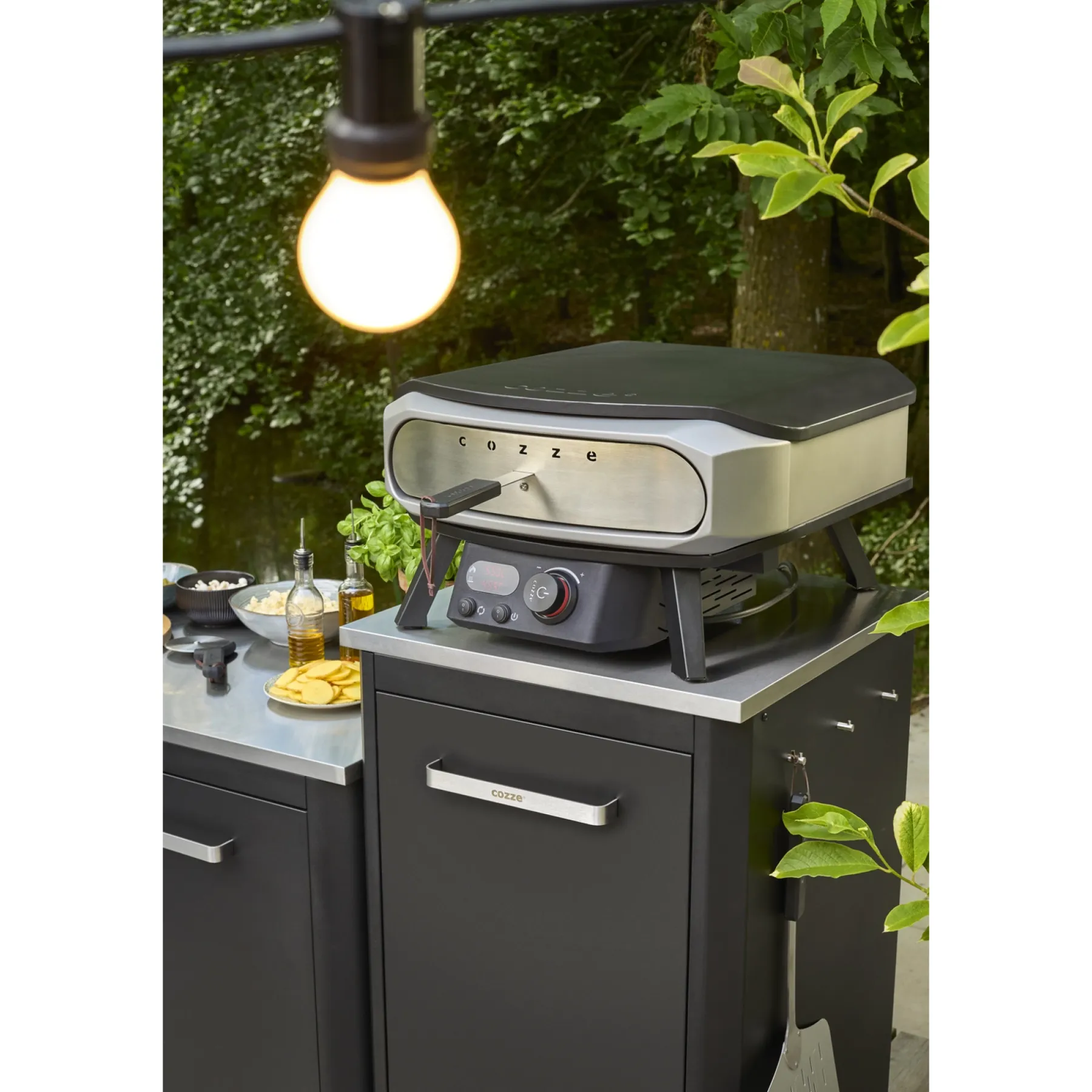 Pizza ^ COZZE 17" PREMIUM ROTATE GAS PIZZAOVN