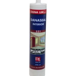 DANASEAL INTERIOR 521 FUGEMASSE 290 ML HVID>Dana Lim New