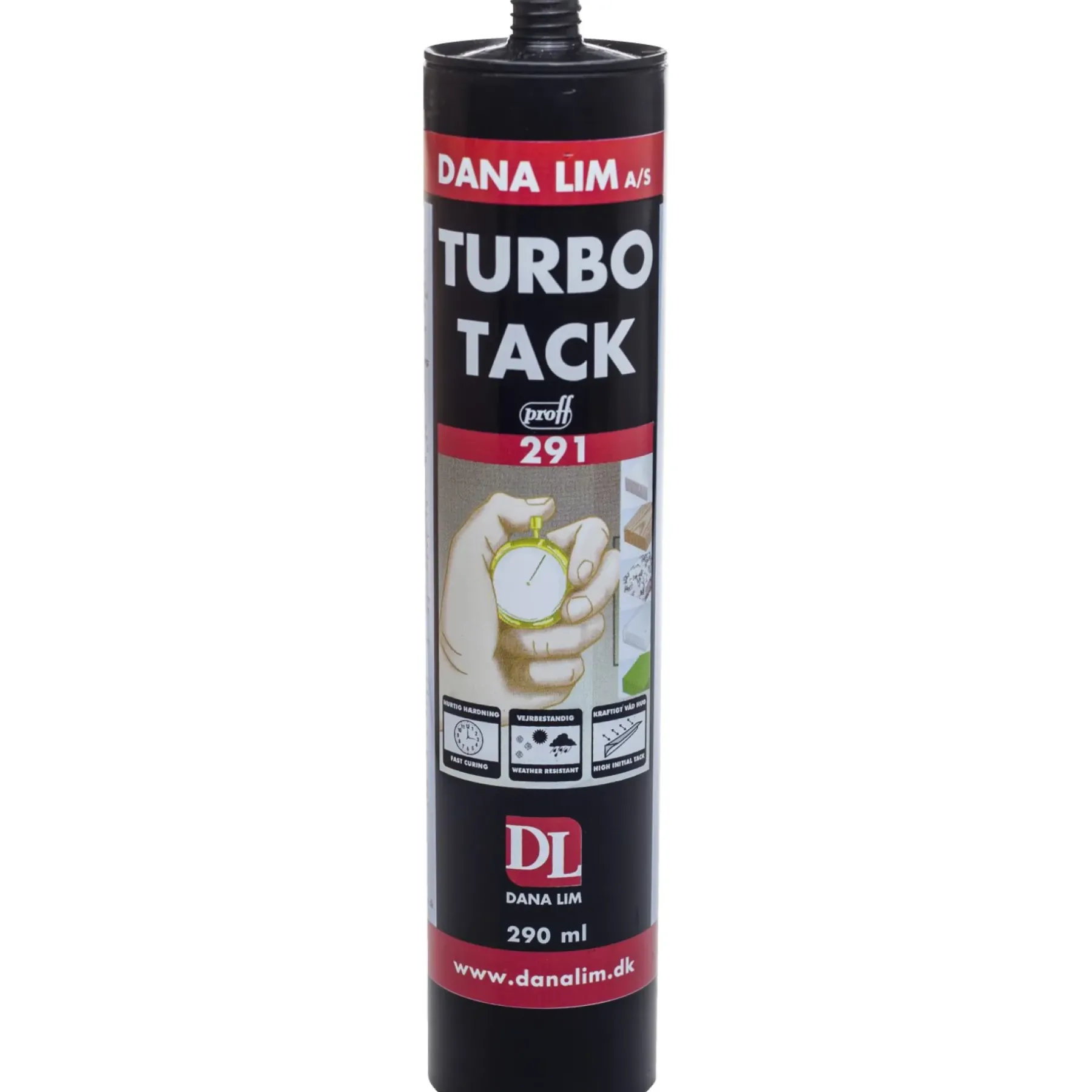Lim ^ Dana Lim TURBO-TACK 291 MONTAGELIM 290 ML HVID