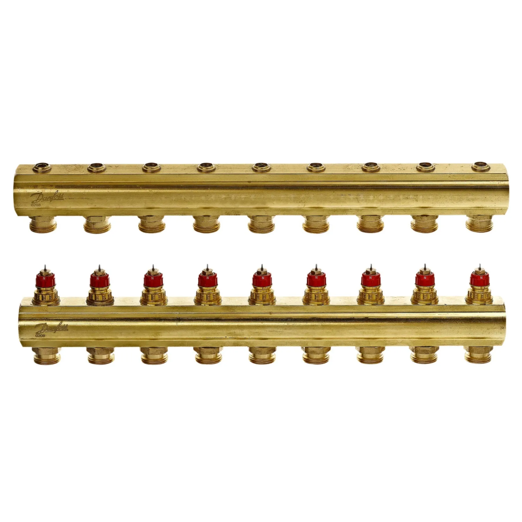 Tilbehør Gulvvarme ^ Danfoss 9 + 9 MANIFOLD