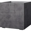 Havekrukker ^ Deroma MILLENIUM 208-620 PLANTEKASSE PLASTIK ANTRACITGRÅ 49X49X49CM