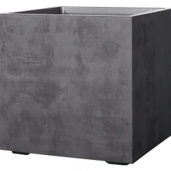 Havekrukker ^ Deroma MILLENIUM 208-620 PLANTEKASSE PLASTIK ANTRACITGRÅ 49X49X49CM