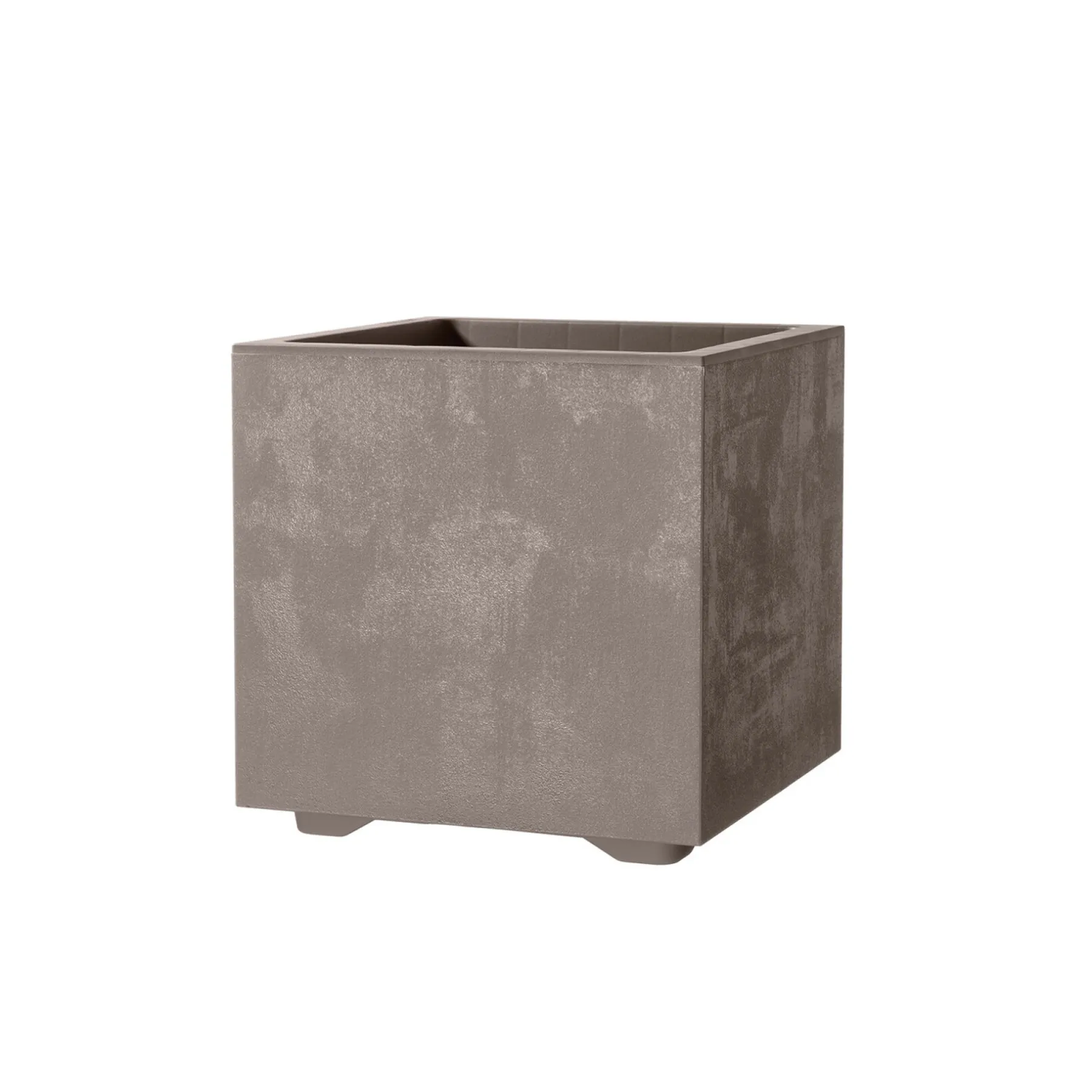 Havekrukker ^ Deroma MILLENIUM 208-621 PLANTEKASSE PLASTIK SANDSTEN 25X25X25 CM