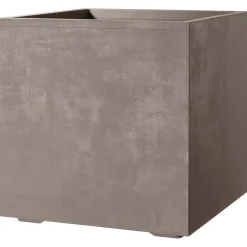 Havekrukker ^ Deroma MILLENIUM 208-622 PLANTEKASSE PLASTIK SANDSTEN 39X39X39 CM