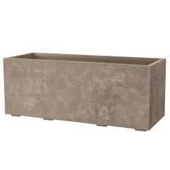Havekrukker ^ Deroma MILLENIUM 208-614 PLANTEKASSE PLASTIK SANDSTEN L99 CM