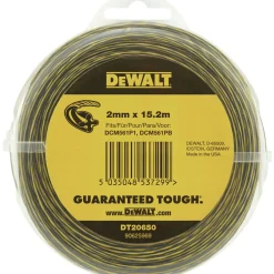 Tilbehør Havemaskiner ^ Dewalt DT20650-QZ - 2 MM TRIMMERSNØRE