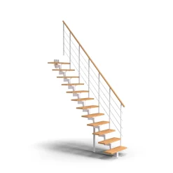 Trapper ^ Dolle BOSTON PLADSBESP. TRAPPE HVID EG SHAPE 6 GELÆNDER 11 TRIN