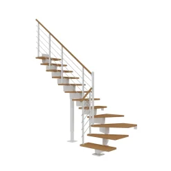 Trapper ^ Dolle DUBAI TRAPPE HVID EG DESIGN 15 TRIN