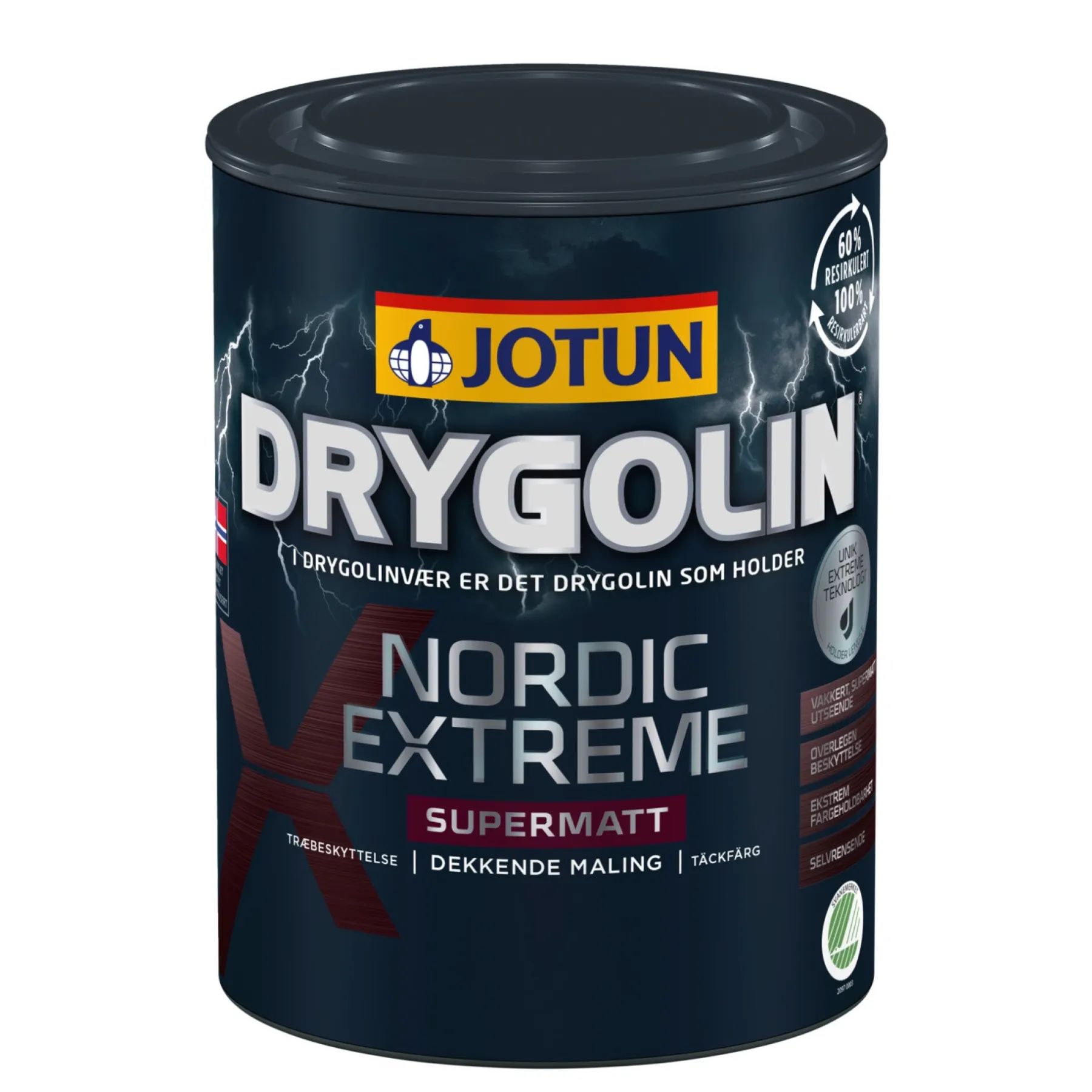 NORDIC EXTREME SUPERMAT TRÆBESKYTTELSE DÆKKENDE 0,68 L BASE C>Drygolin Best