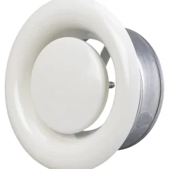 Ventilation Tilbehør ^ Duka DKU125, INKL. RAMME UDSUGNINGSVENTIL