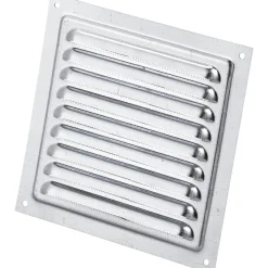 Ventilationsriste ^ Duka MVM150, 150X150MM JALOUSIRIST ALUMINIUM