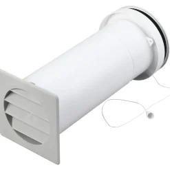 Ventilation Tilbehør ^ Duka TYPE 450, Ø105 MM TELESKOPVENTIL