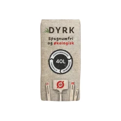 Jord ^ DYRK ØKOLOGÍSK OG SPAGNUMFRI JORDFORBEDRING 40 L