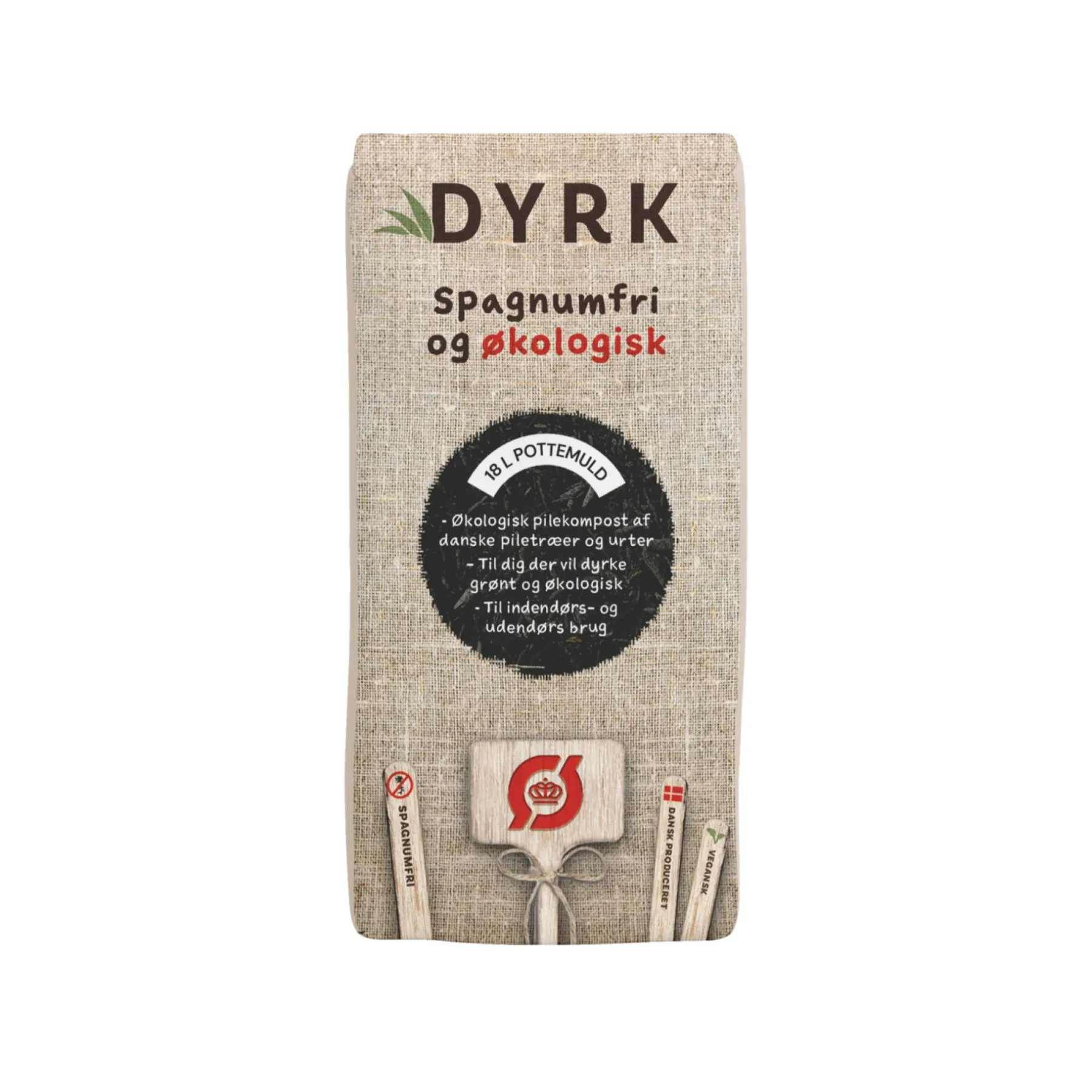ØKOLOGISK POTTEMULD 18 L>DYRK Sale