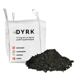 ØKOLOGÍSK OG SPAGNUMFRI BIGBAG PILEKOMPOST 1000 L>DYRK Hot