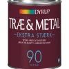 Træ- & Metalmaling ^ Dyrup 90 EKSTRA STÆRK TRÆ- OG METALMALING 1 L HVID