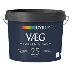 Vægmaling ^ Dyrup 25 KØKKEN & BAD VÆGMALING 9 L HVID