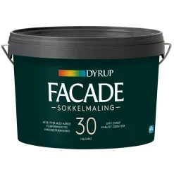 Maling Udendørs ^ Dyrup FACADE SOKKELMALING 2,25 L SORT