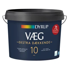 10 EKSTRA DÆKKENDE VÆGMALING 7 L HVID>Dyrup Best