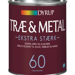 60 EKSTRA STÆRK TRÆ- OG METALMALING 1 L BASE 30>Dyrup Hot