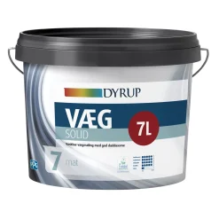 SOLID VÆGMALING 7 L HVID>Dyrup Outlet