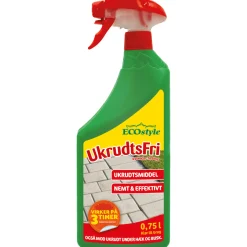 Bekæmpelsesmidler ^ ECOstyle KVIK UKRUDTSMIDDEL 750 ML