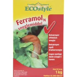 Bekæmpelsesmidler ^ ECOstyle SNEGLEBEKÆMPELSE 1000 G