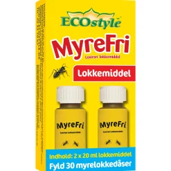 Bekæmpelsesmidler ^ ECOstyle TIL LOKKEDÅSER KONCENTRAT MYREFRI 2X20 ML