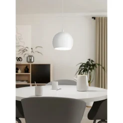 Pendel Lampe ^ Eglo CAMASTRA PENDEL HVID 22,5 CM
