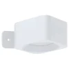 Spotlights ^ Eglo MURAGLIE 4-KANT GENOPLADELIG VÆGLAMPE HVID
