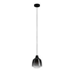 Pendel Lampe ^ Eglo SEDBERGH PENDEL SORT, RØG 20 CM