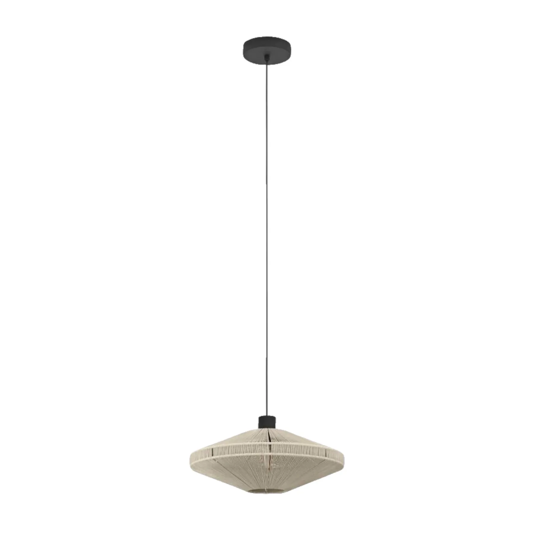 MIDSUMMER PENDEL SORT/CREME 38 CM>Eglo Online