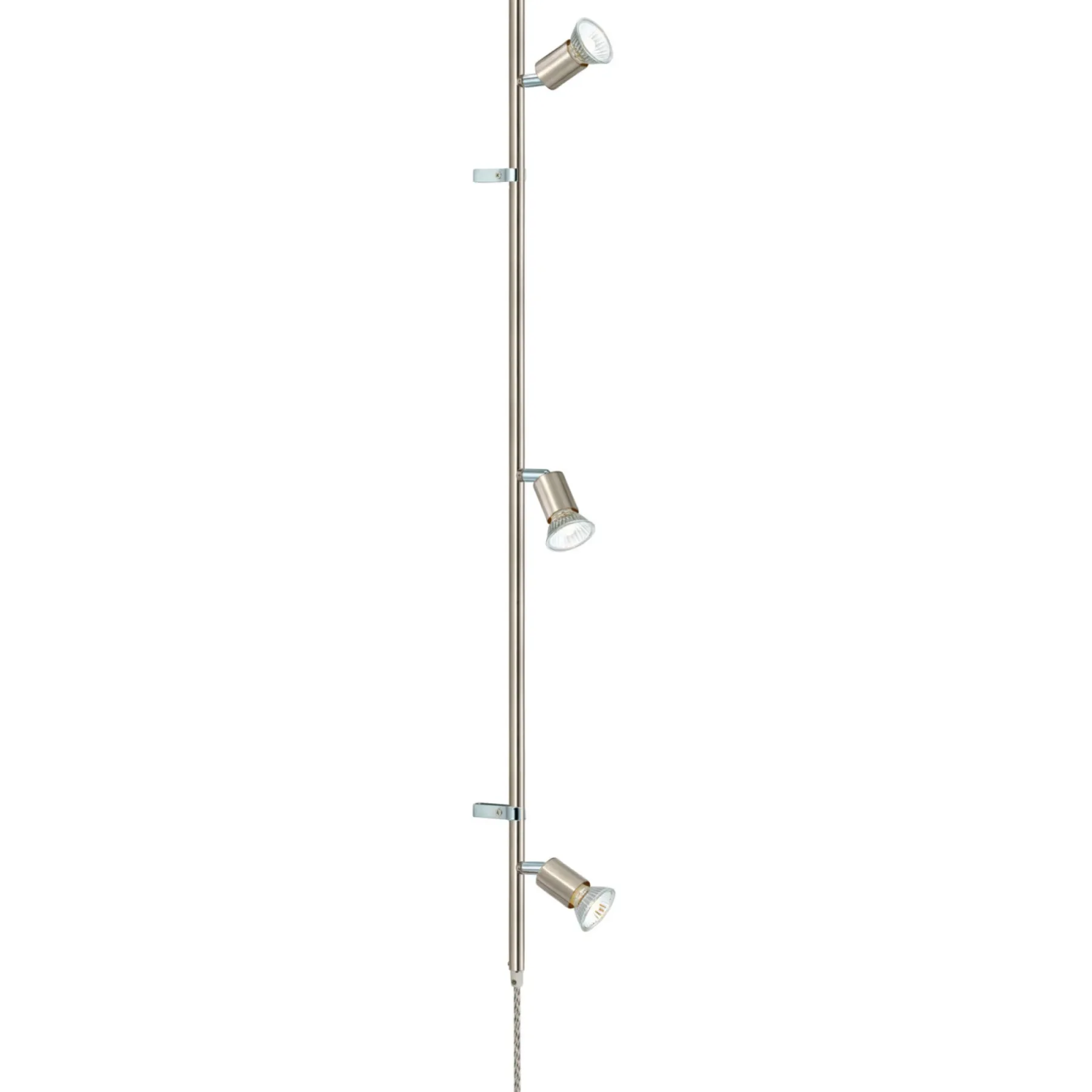 MINI 3 SKINNESPOT BØRSTET STÅL GU10 3X3W>Eglo Outlet
