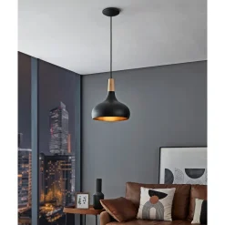 SABINAR PENDEL SORT/BRUN 28 CM>Eglo Discount
